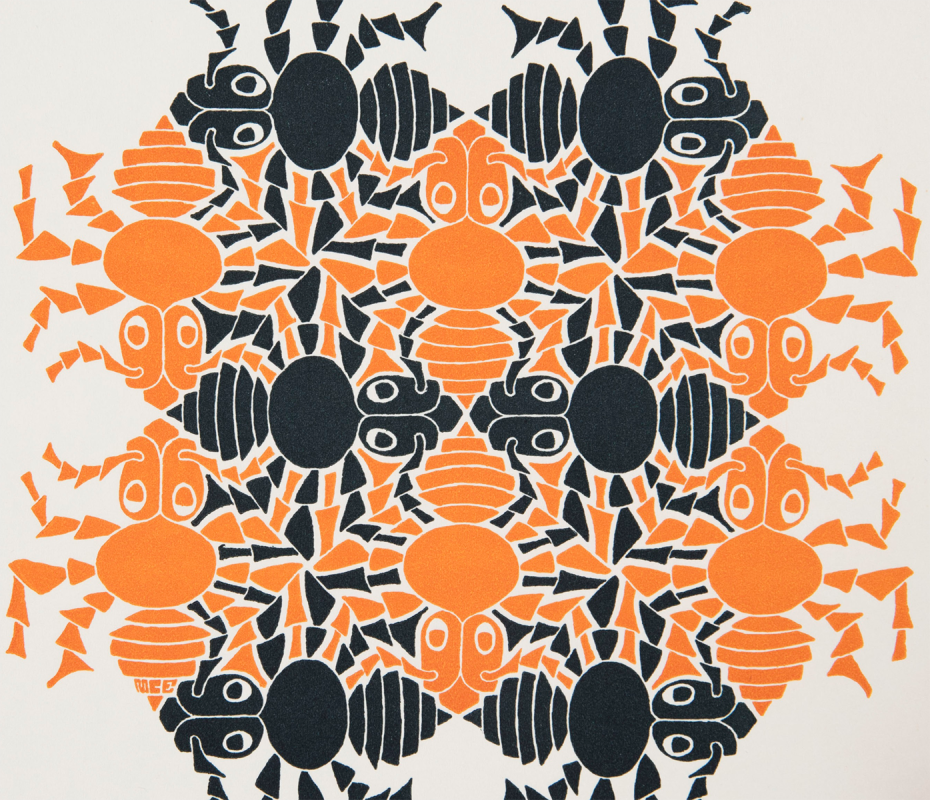 Escher Nieuwjaarswens 1953 Strens S